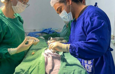 Médicos da MDER fazem cirurgia em recém-nascido com menos de 24 horas de vida